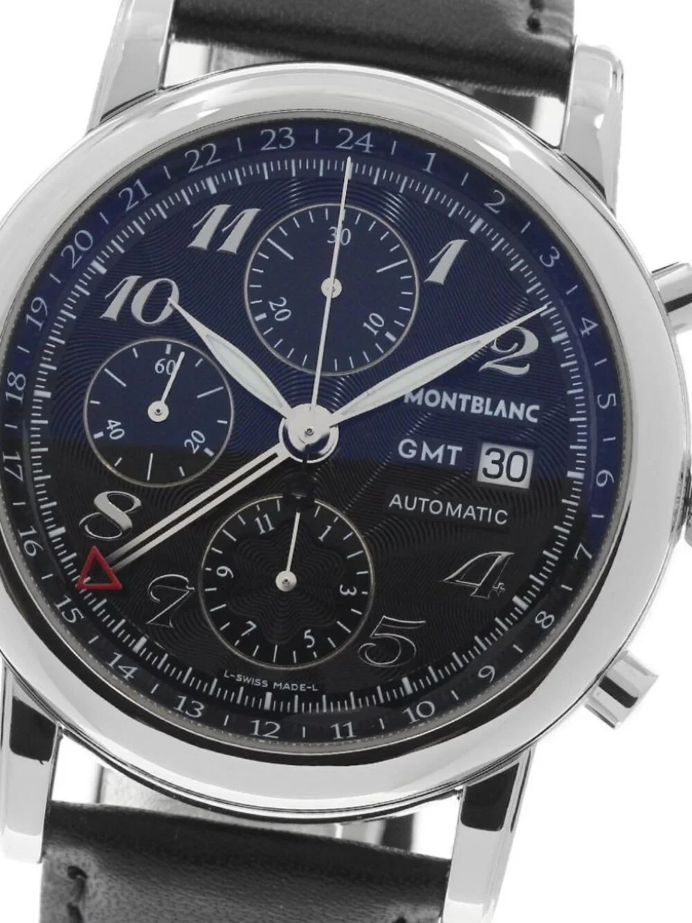 MONTBLANC Meistersteck 7067 GMT date chronograph Automatic Men's Watch_970922